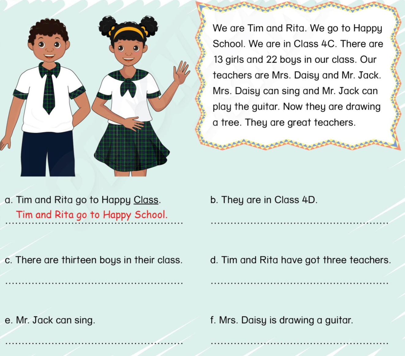 Unit 1. Back to school - SBT Tiếng Anh 4 - Phonics Smart 7 1