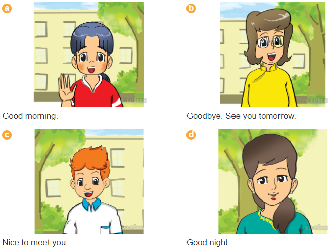 Unit 1. Nice to see you again trang 4 Sách bài tập (SBT) Tiếng Anh 4 mới 6 1