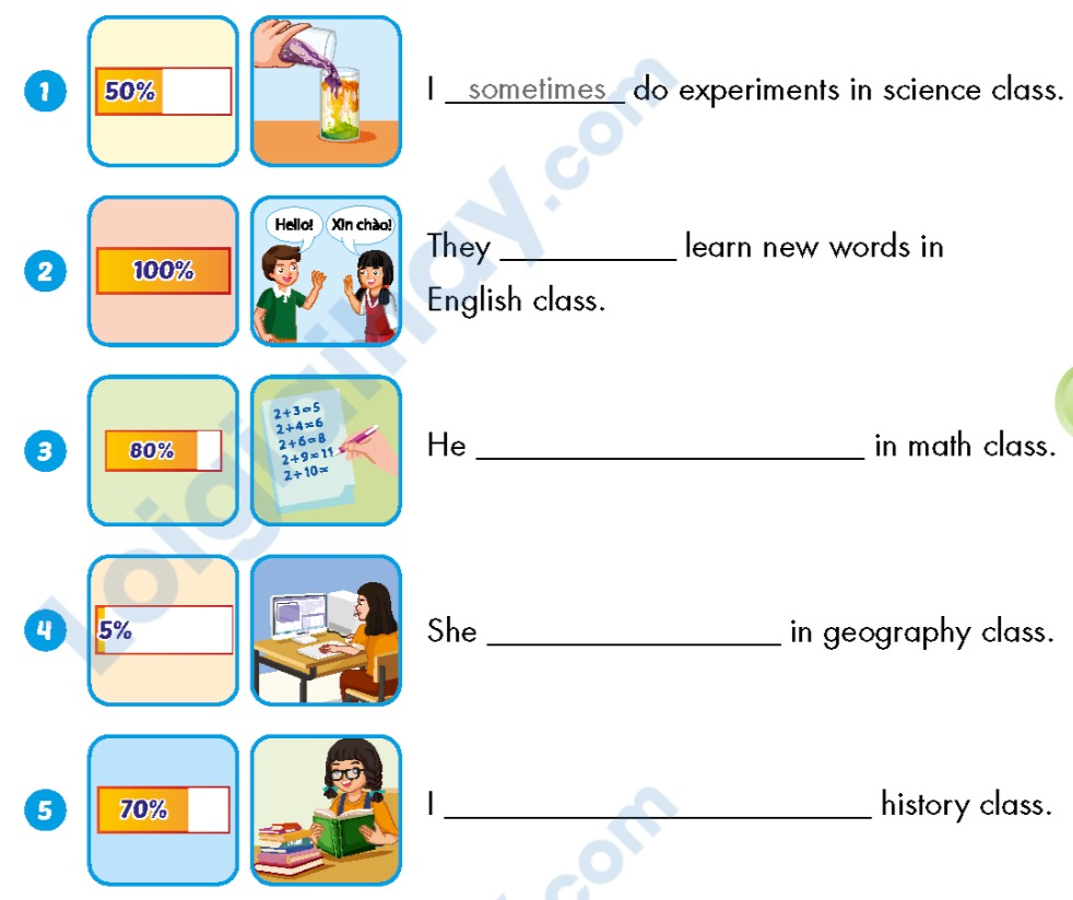 Unit 1. School - SBT Tiếng Anh 5 - iLearn Smart Start 11 1