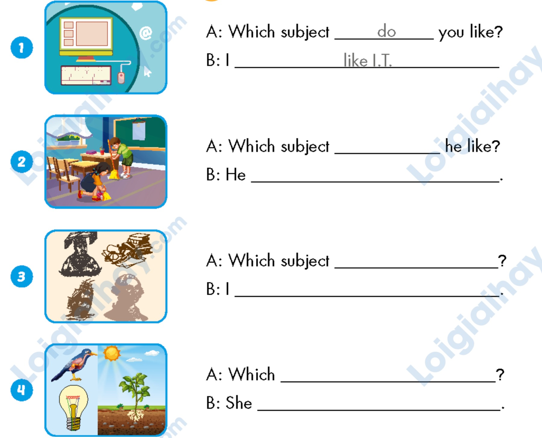 Unit 1. School - SBT Tiếng Anh 5 - iLearn Smart Start 3 1