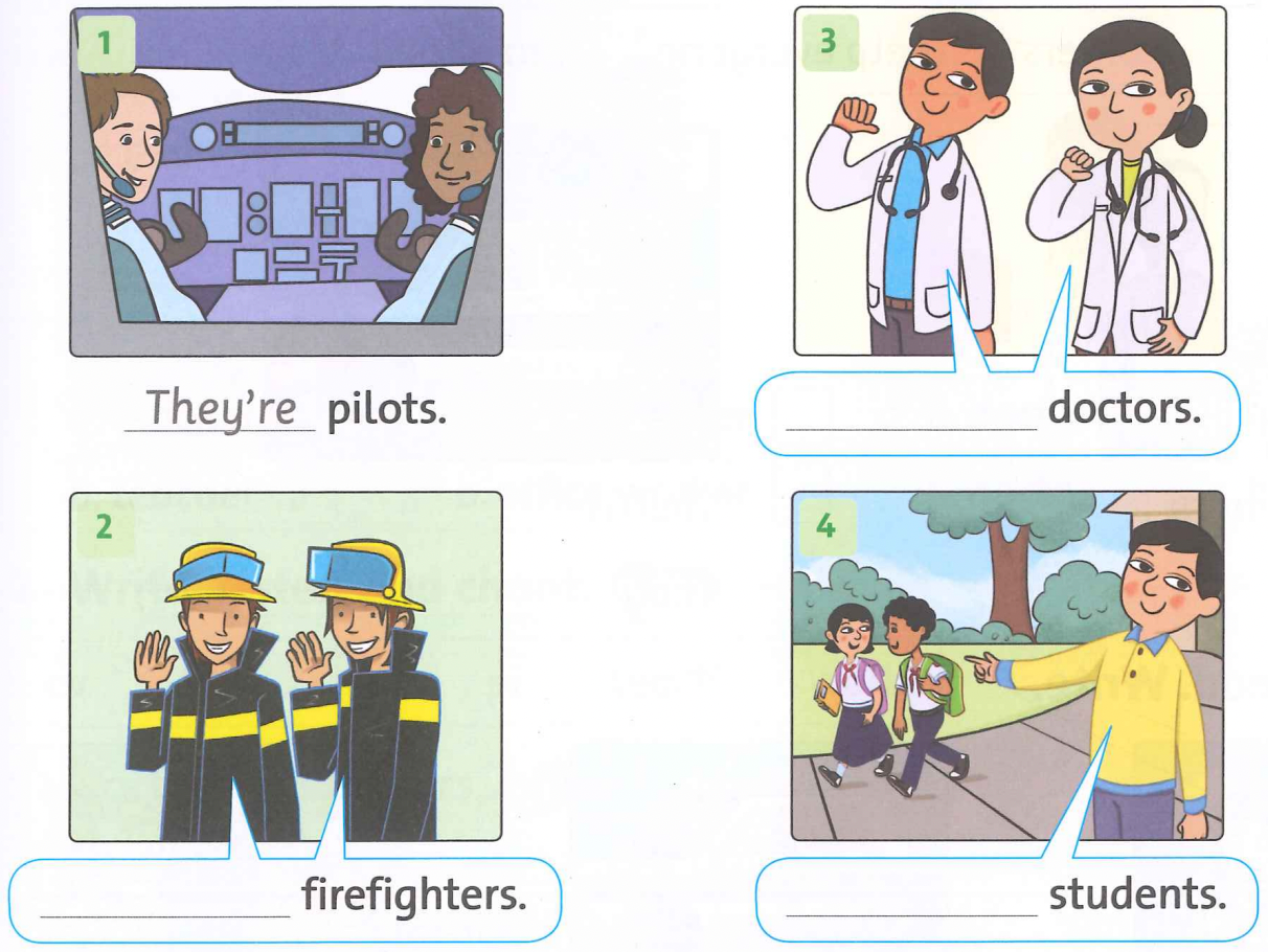 Unit 1. They’re firefighters! - SBT Tiếng Anh 4 - Family and Friends 2 1