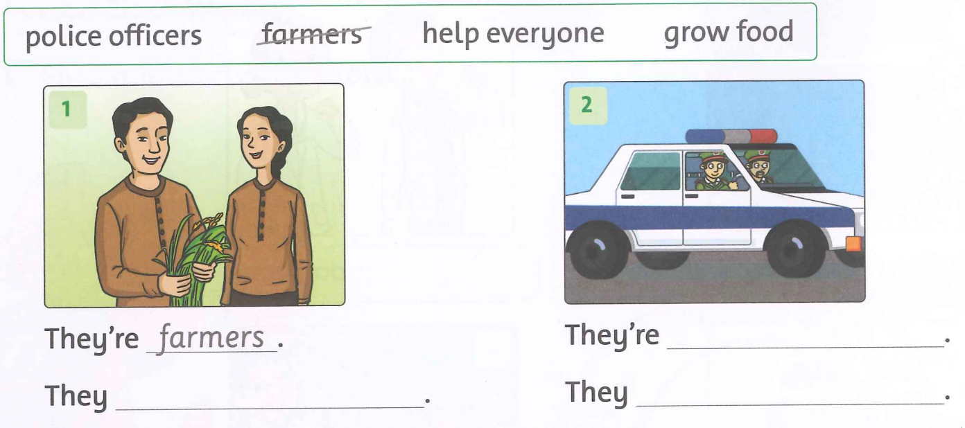 Unit 1. They’re firefighters! - SBT Tiếng Anh 4 - Family and Friends 5 1