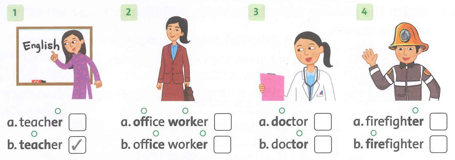 Unit 1. They’re firefighters! - SBT Tiếng Anh 4 - Family and Friends 7 1