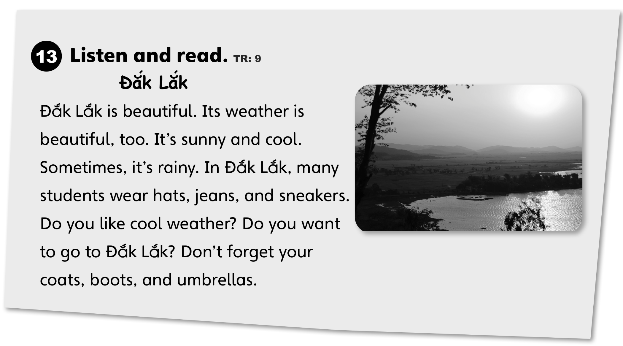 Unit 1. Weather and Clothes - SBT Tiếng Anh 4 - Explore Our World 12 1