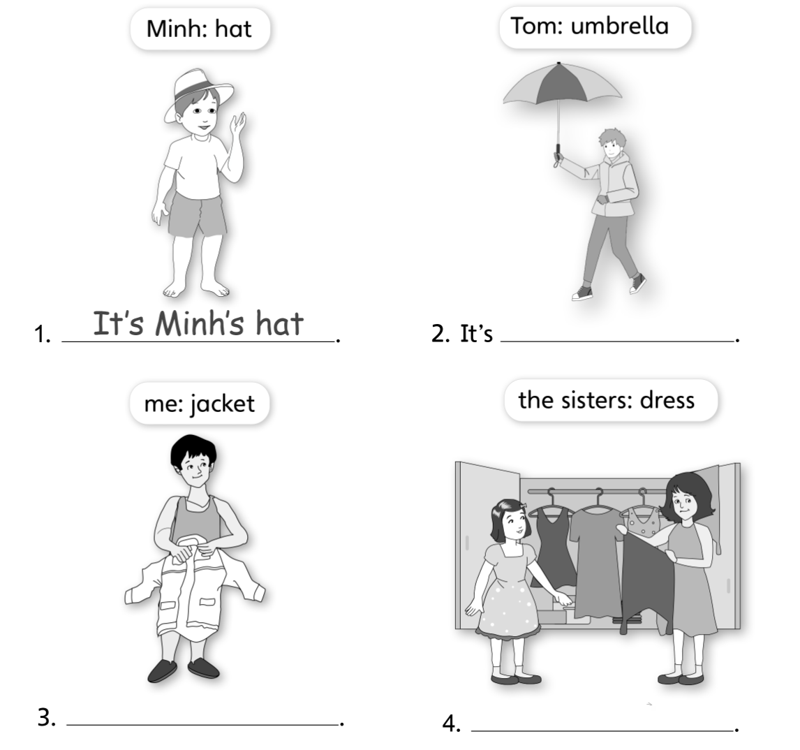 Unit 1. Weather and Clothes - SBT Tiếng Anh 4 - Explore Our World 9 1