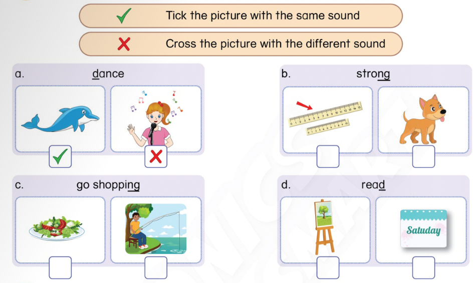 Unit 10. Leisure activities - SBT Tiếng Anh 4 - Phonics Smart 12 1