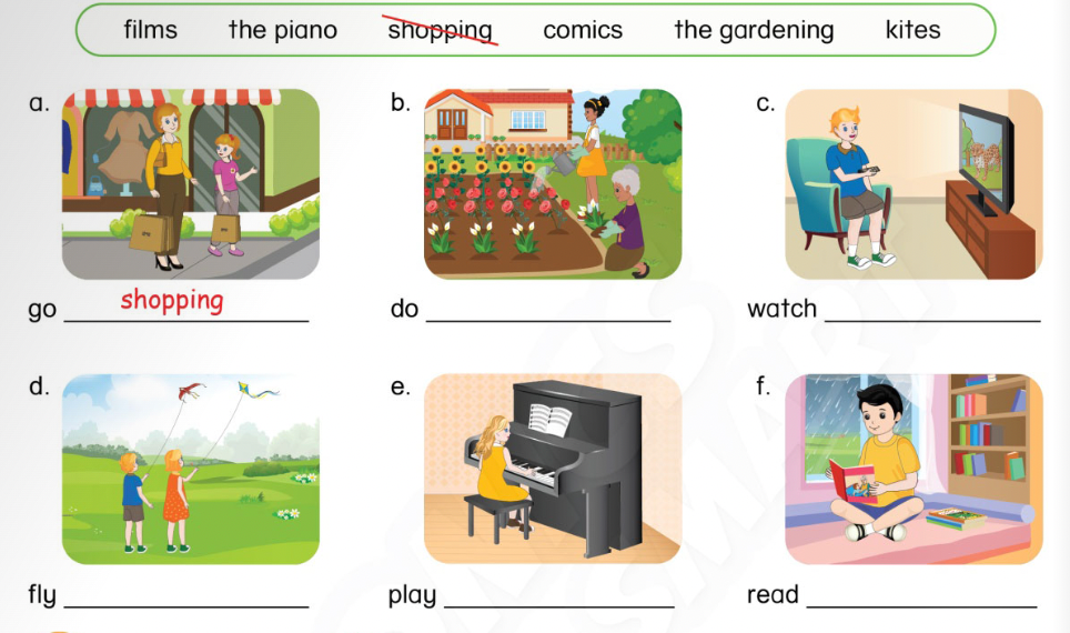 Unit 10. Leisure activities - SBT Tiếng Anh 4 - Phonics Smart 8 1