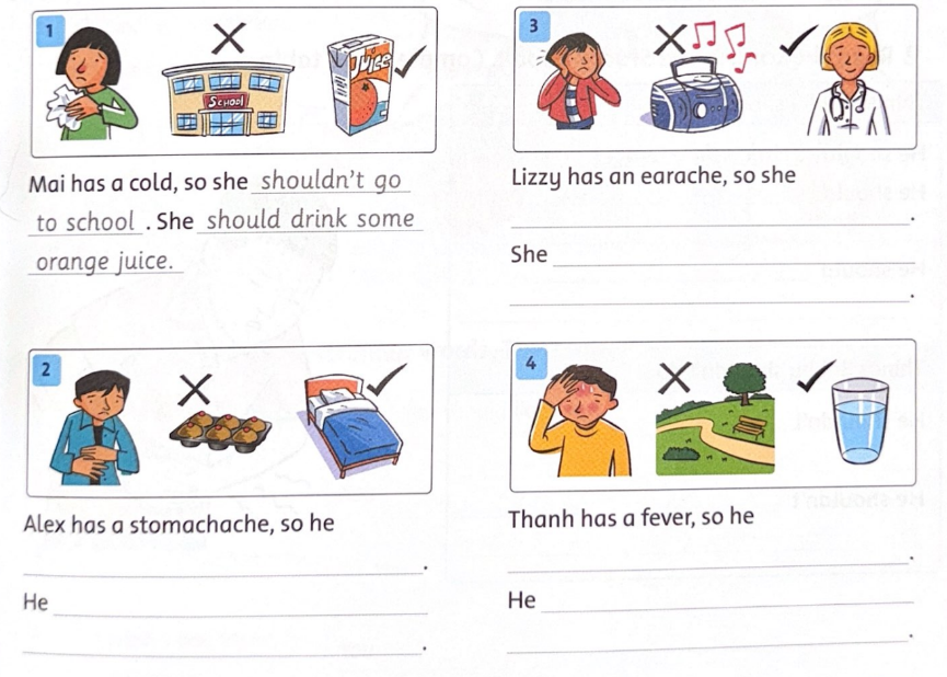 Unit 10: What's the matter? - SBT Tiếng Anh 5 - Family and Friends 3 1