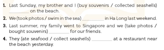 Unit 11. Family time - SBT Tiếng Anh 5 - Global Success 2 1