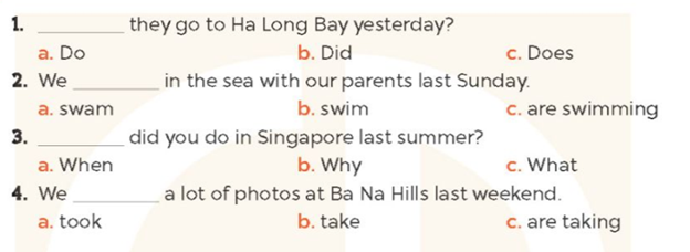 Unit 11. Family time - SBT Tiếng Anh 5 - Global Success 3 1