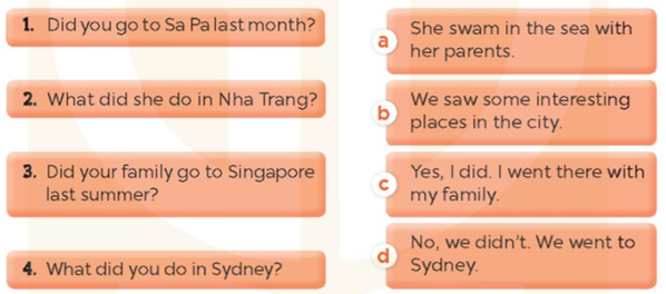 Unit 11. Family time - SBT Tiếng Anh 5 - Global Success 4 1