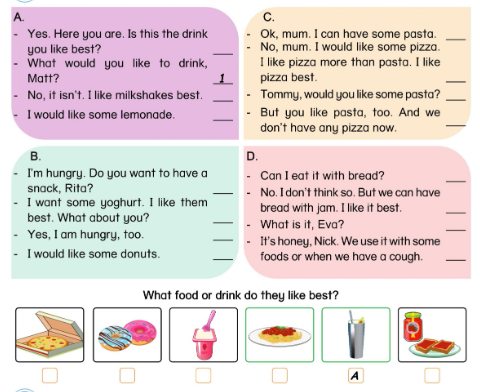 Unit 11. Foods and drinks - SBT Tiếng Anh 5 - Phonics Smart 10 1