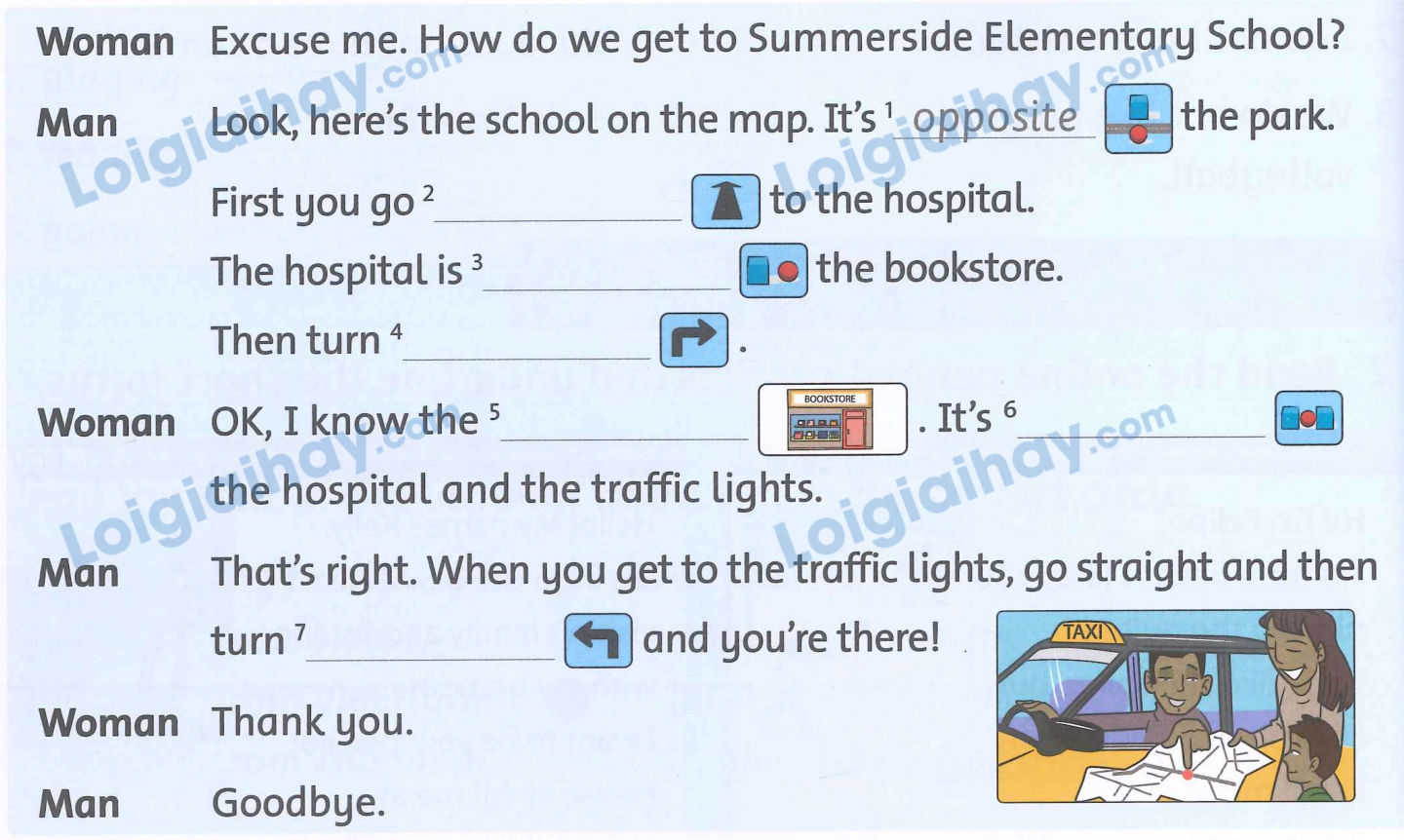 Unit 11. How do we get to the hospital? - SBT Tiếng Anh 4 - Family and Friends 0 1