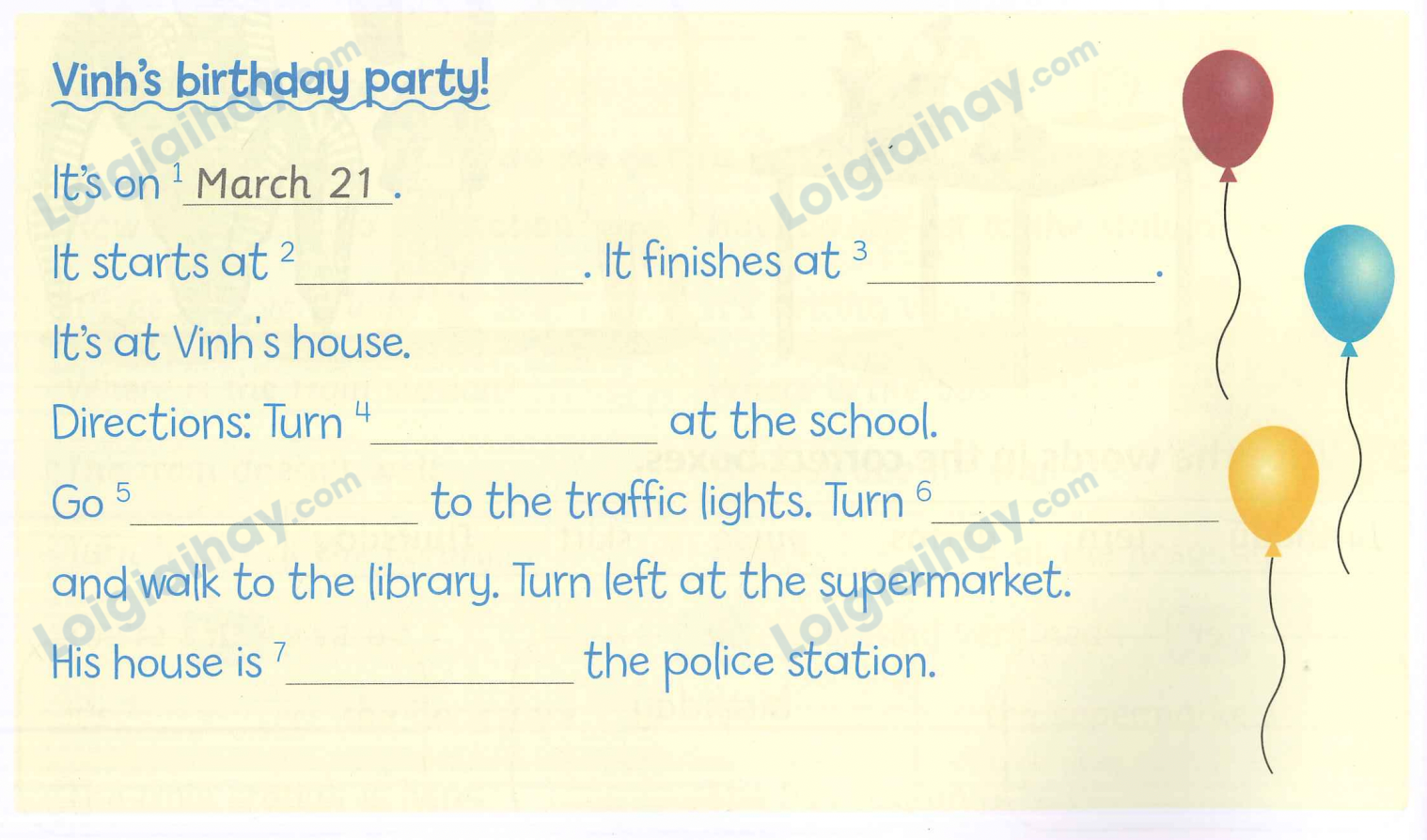 Unit 11. How do we get to the hospital? - SBT Tiếng Anh 4 - Family and Friends 11 1