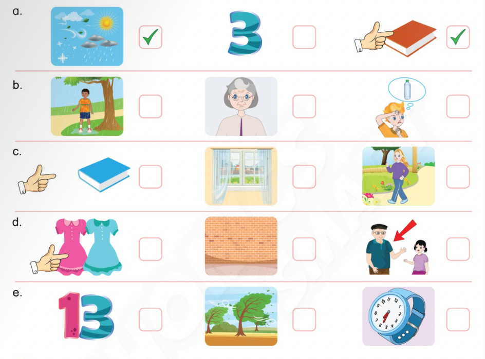 Unit 11. The weather - SBT Tiếng Anh 4 - Phonics Smart 12 1