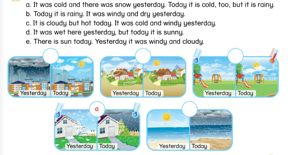 Unit 11. The weather - SBT Tiếng Anh 4 - Phonics Smart 7 1