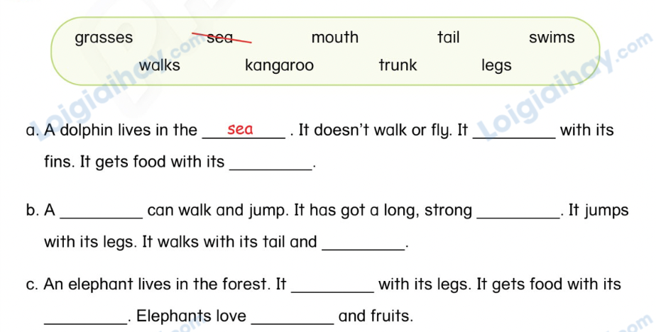 Unit 13. Animals - SBT Tiếng Anh 4 - Phonics Smart 15 1