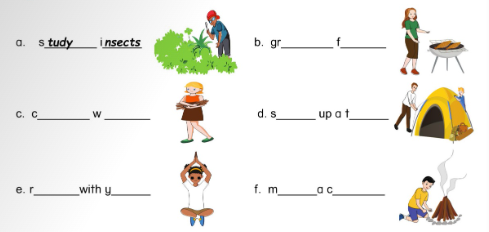 Unit 14. Camping - SBT Tiếng Anh 5 - Phonics Smart 4 1
