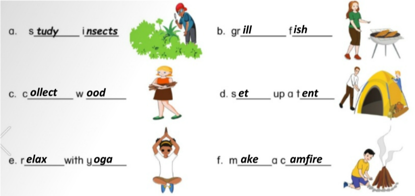 Unit 14. Camping - SBT Tiếng Anh 5 - Phonics Smart 4 2