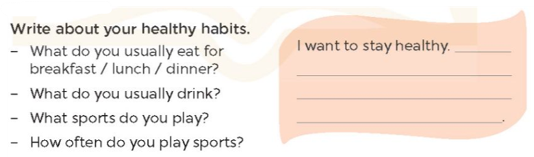 Unit 14. Staying healthy - SBT Tiếng Anh 5 - Global Success 10 1