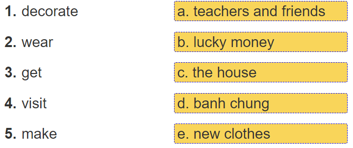 Unit 15. When's Children's Day? trang 60 Sách bài tập (SBT) Tiếng Anh 4 mới 2 1