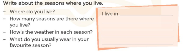 Unit 16. Seasons and the weather - SBT Tiếng Anh 5 - Global Success 10 1