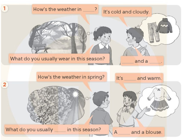 Unit 16. Seasons and the weather - SBT Tiếng Anh 5 - Global Success 6 1
