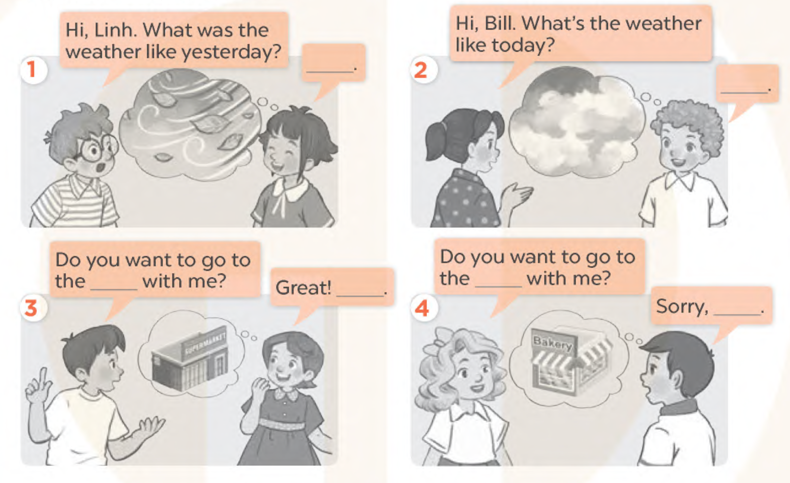 Unit 16. Weather - SBT Tiếng Anh 4 - Global Success 6 1