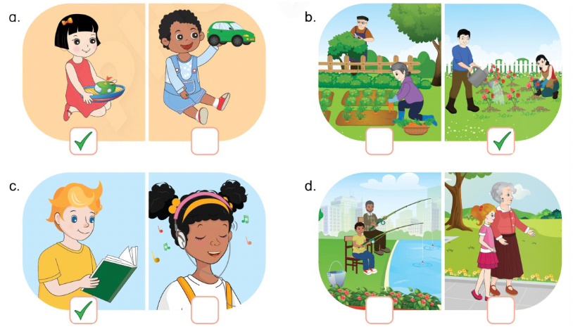 Unit 2. Family and Friends - SBT Tiếng Anh 4 - Phonics Smart 1 2