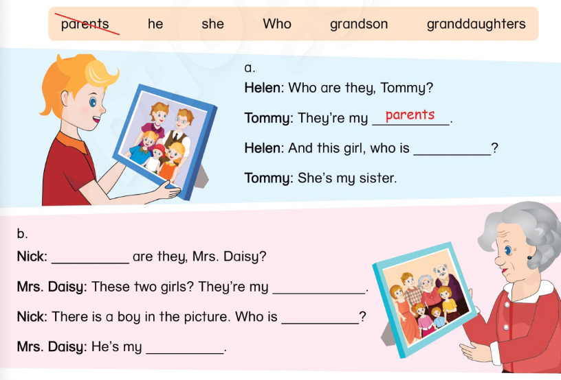 Unit 2. Family and Friends - SBT Tiếng Anh 4 - Phonics Smart 3 1