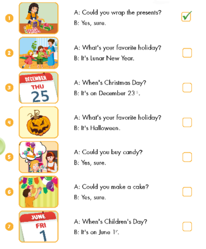 Unit 2. Holidays - SBT Tiếng Anh 5 - iLearn Smart Start 17 1