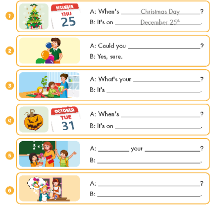 Unit 2. Holidays - SBT Tiếng Anh 5 - iLearn Smart Start 19 1