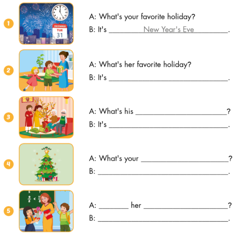 Unit 2. Holidays - SBT Tiếng Anh 5 - iLearn Smart Start 3 1