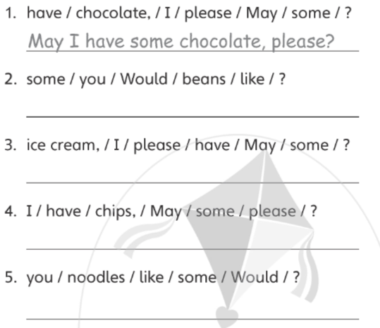 Unit 2. Let's eat! - SBT Tiếng Anh 5 - Explore Our World 2 1