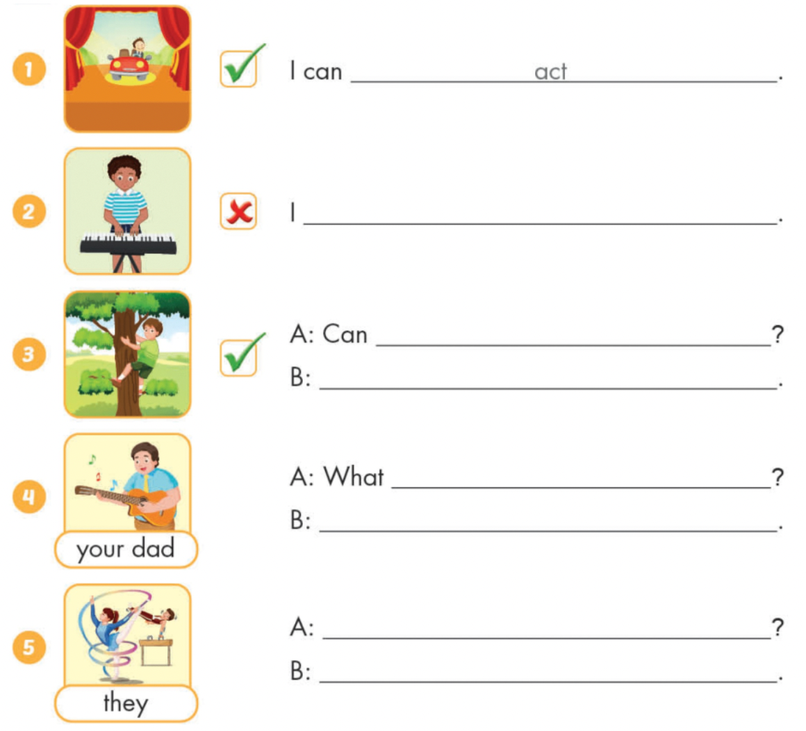 Unit 2. What can I do - SBT Tiếng Anh 4 - iLearn Smart Start 19 1