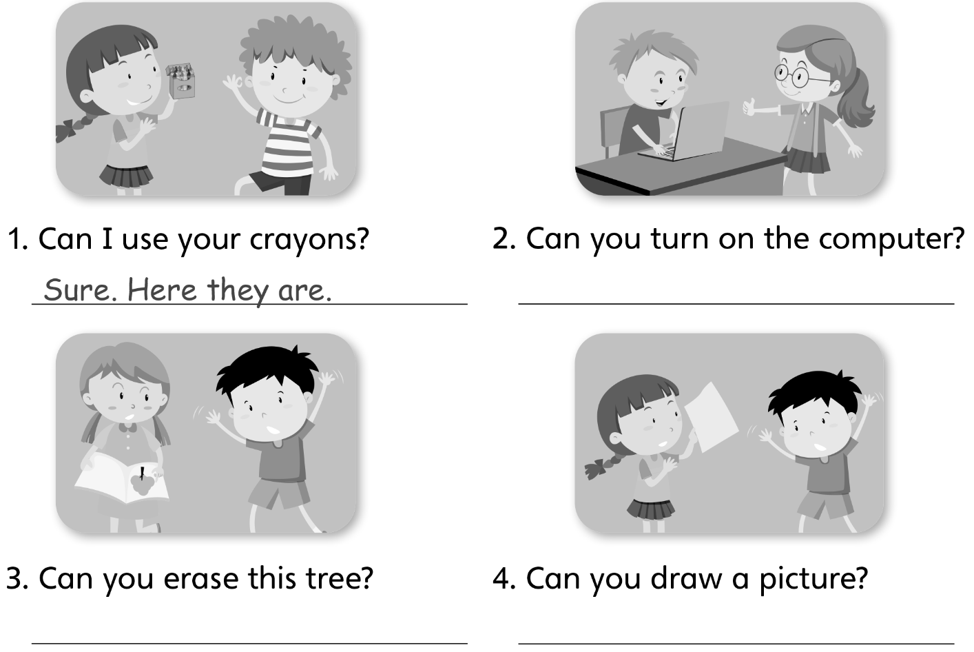 Unit 3. Fun at school - SBT Tiếng Anh 4 - Explore Our World 2 1