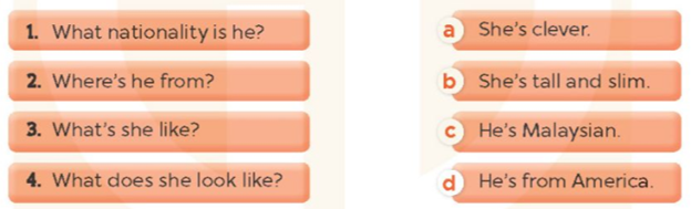 Unit 3. My foreign friends - SBT Tiếng Anh 5 - Global Success 4 1