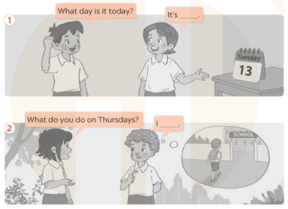 Unit 3. My week - SBT Tiếng Anh 4 - Global Success 6 1