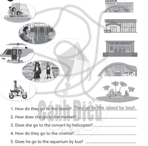 Unit 3: On the Move! - SBT Tiếng Anh 5 - Explore Our World 2 1