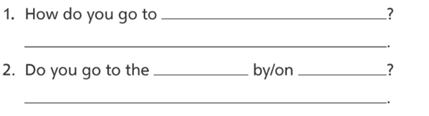 Unit 3: On the Move! - SBT Tiếng Anh 5 - Explore Our World 3 1