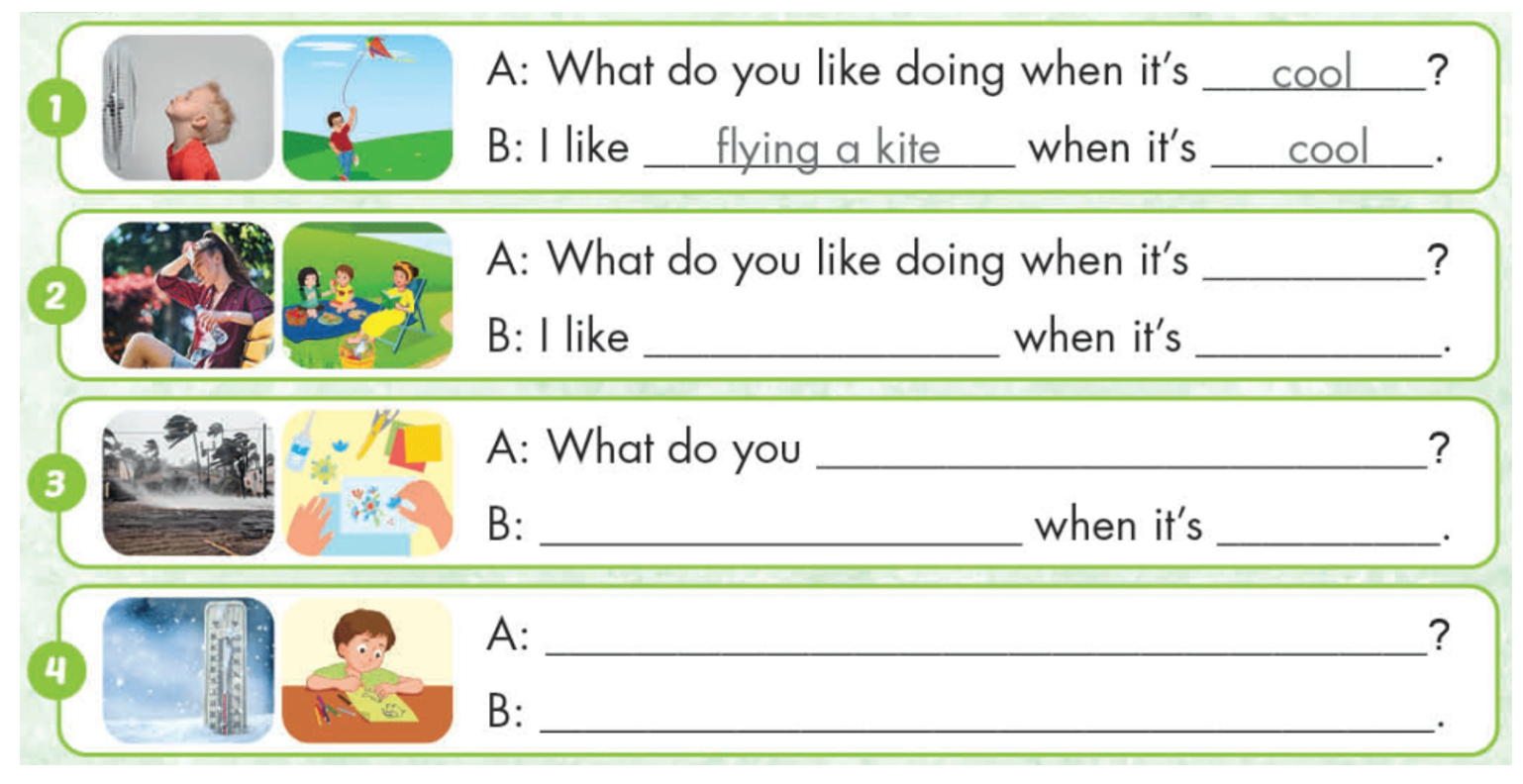 Unit 3. Weather - SBT Tiếng Anh 4 - iLearn Smart Start 15 1