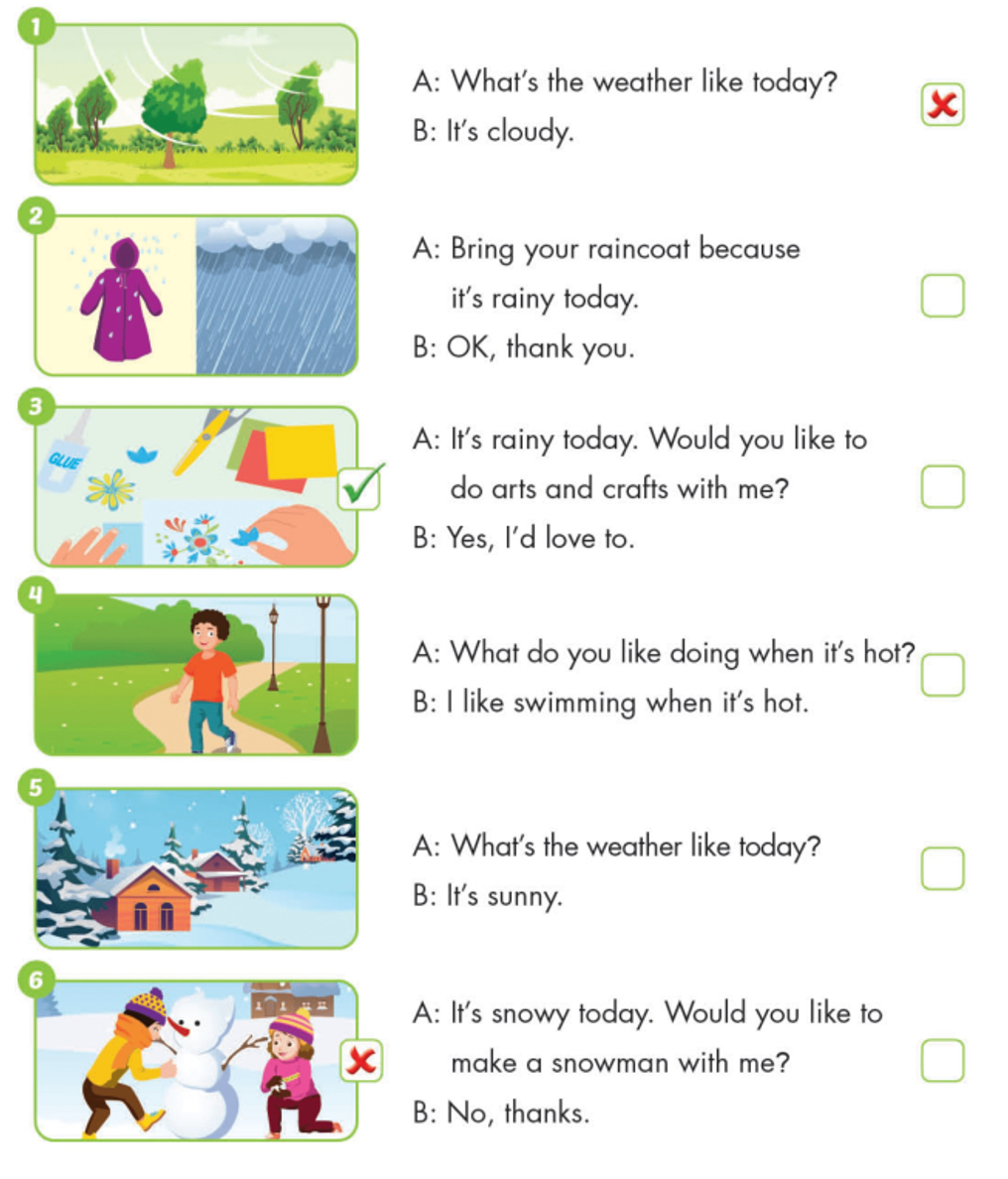 Unit 3. Weather - SBT Tiếng Anh 4 - iLearn Smart Start 17 1