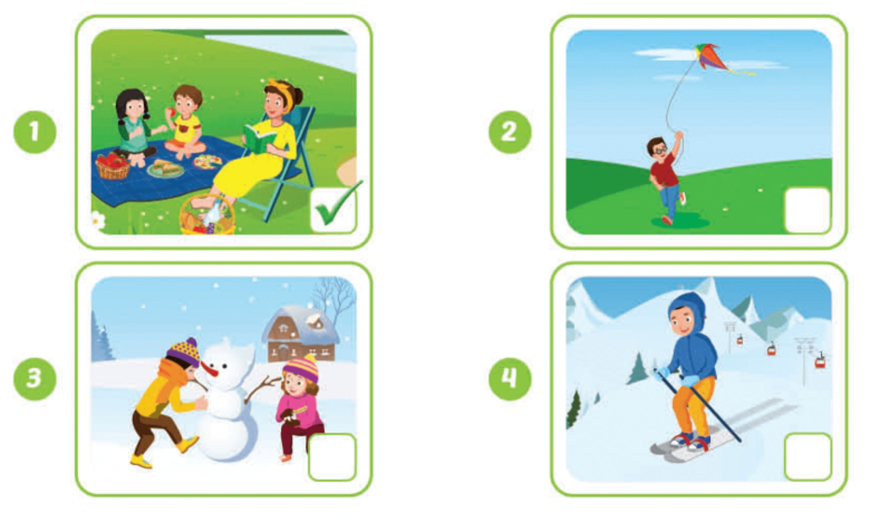 Unit 3. Weather - SBT Tiếng Anh 4 - iLearn Smart Start 6 1