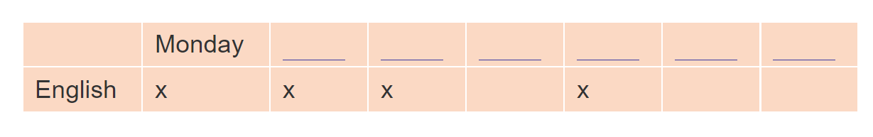 Unit 3. What day is it today? trang 12 Sách bài tập (SBT) Tiếng Anh 4 mới 2 1