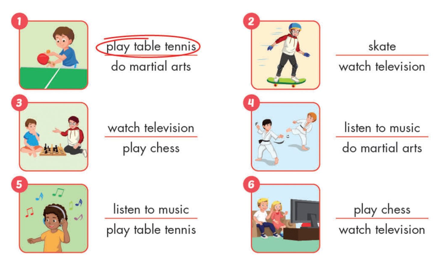 Unit 4. Activities - SBT Tiếng Anh 4 - iLearn Smart Start 4 1