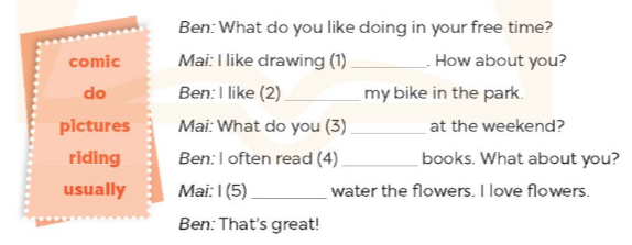 Unit 4. Our free time activities - SBT Tiếng Anh 5 - Global Success 7 1