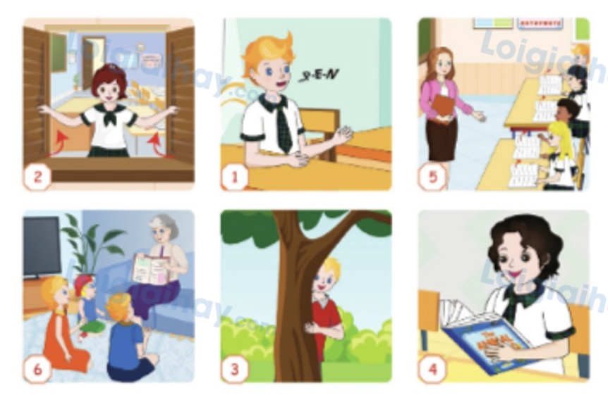 Unit 4. School activities - SBT Tiếng Anh 4 - Phonics Smart 5 2