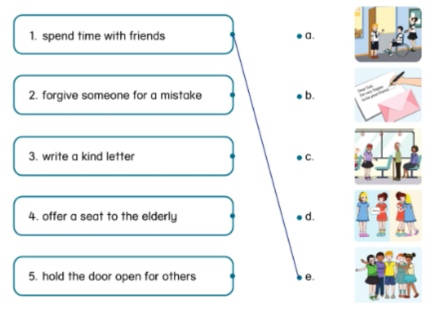 Unit 4. Spending time with family and friends - SBT Tiếng Anh 5 - Phonics Smart 14 1