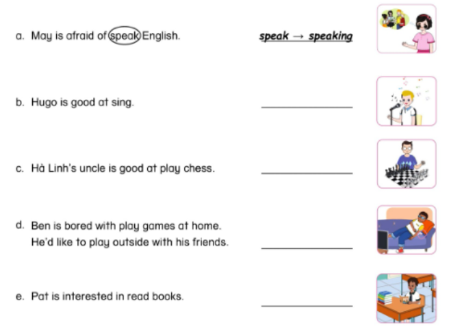 Unit 4. Spending time with family and friends - SBT Tiếng Anh 5 - Phonics Smart 2 1