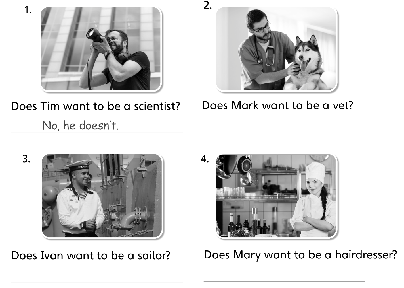 Unit 4. Wonderful jobs - SBT Tiếng Anh 4 - Explore Our World 1 1